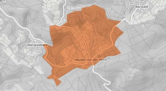 Mietspiegelkarte Schlangenbad Hausen vor der H&ouml;he